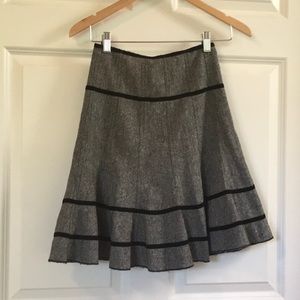 Long grey skirt